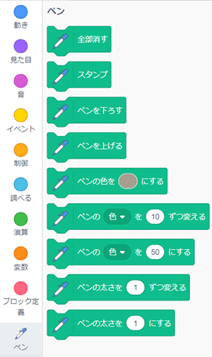 Scratch(スクラッチ)のコード-ペンの使い方を解説